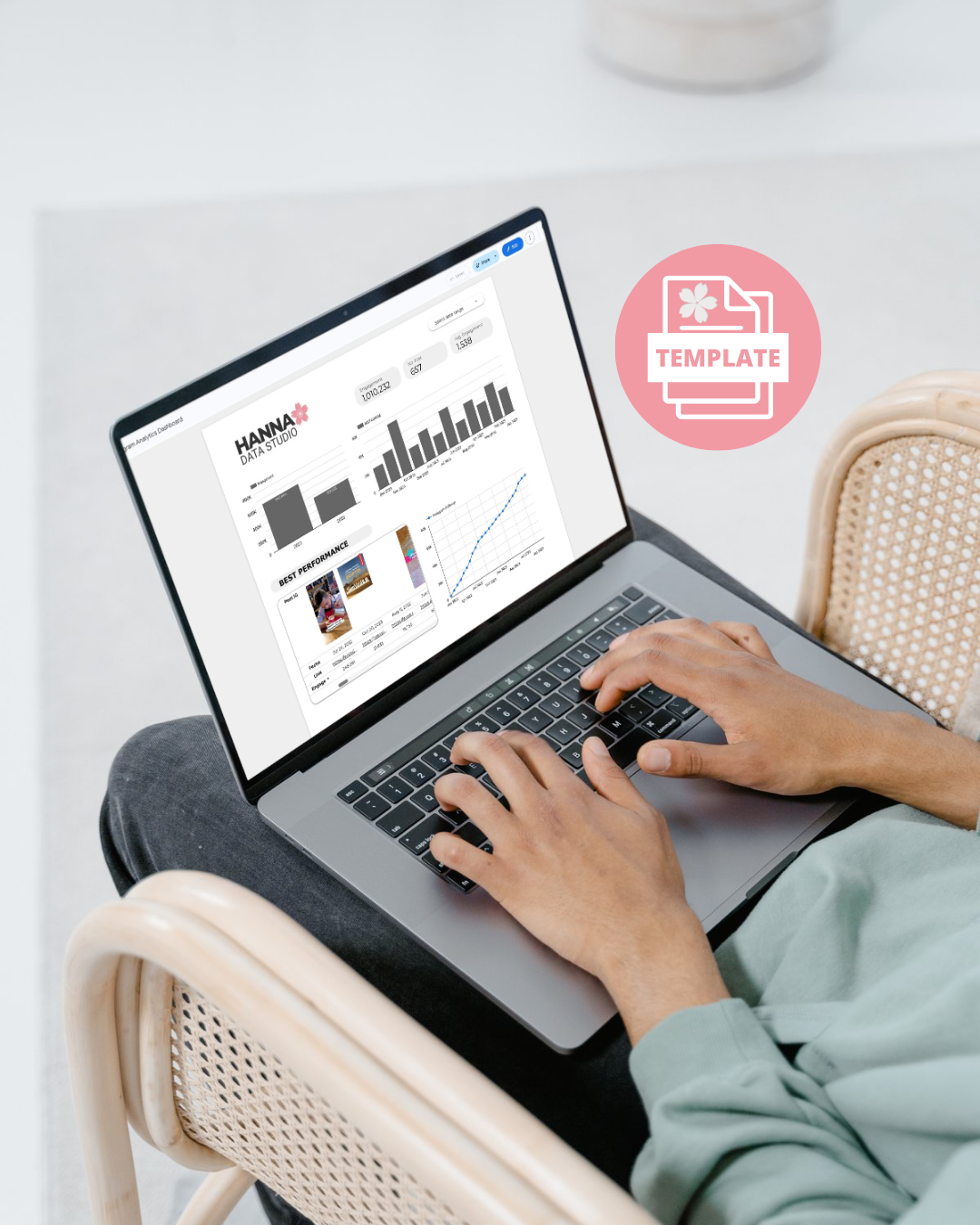 Instagram Dashboard Template for Looker Studio